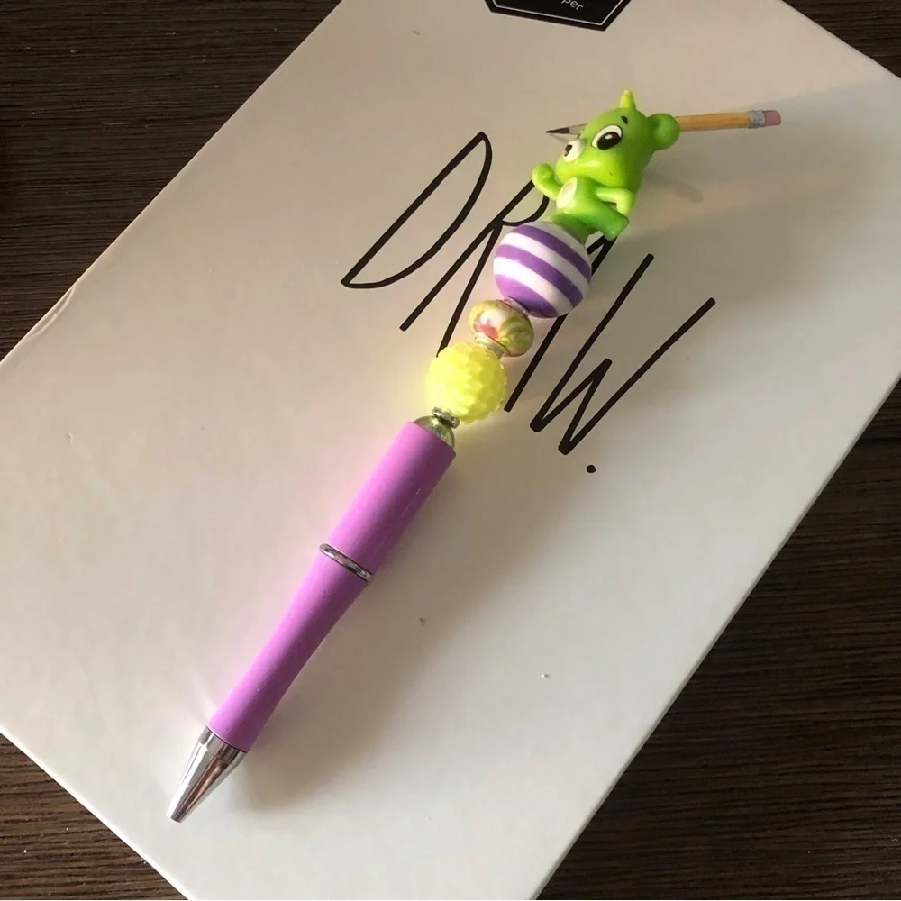 The Care Bears: Do-Your-Best Bear handmade beaded pen